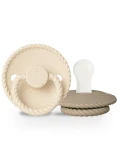 FRIGG Mini Mocha Smoczek uspokajający 2-pak silikon 6-18m