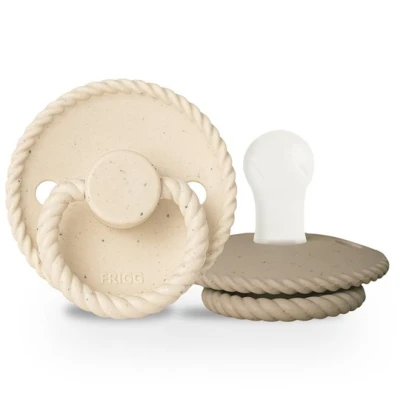 FRIGG Mini Mocha Smoczek uspokajający 2-pak silikon 6-18m