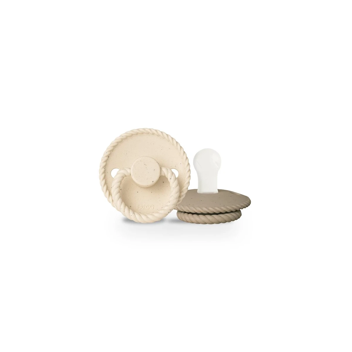 FRIGG Mini Mocha Smoczek uspokajający 2-pak silikon 6-18m