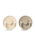 FRIGG Mini Mocha Smoczek uspokajający 2-pak silikon 6-18m