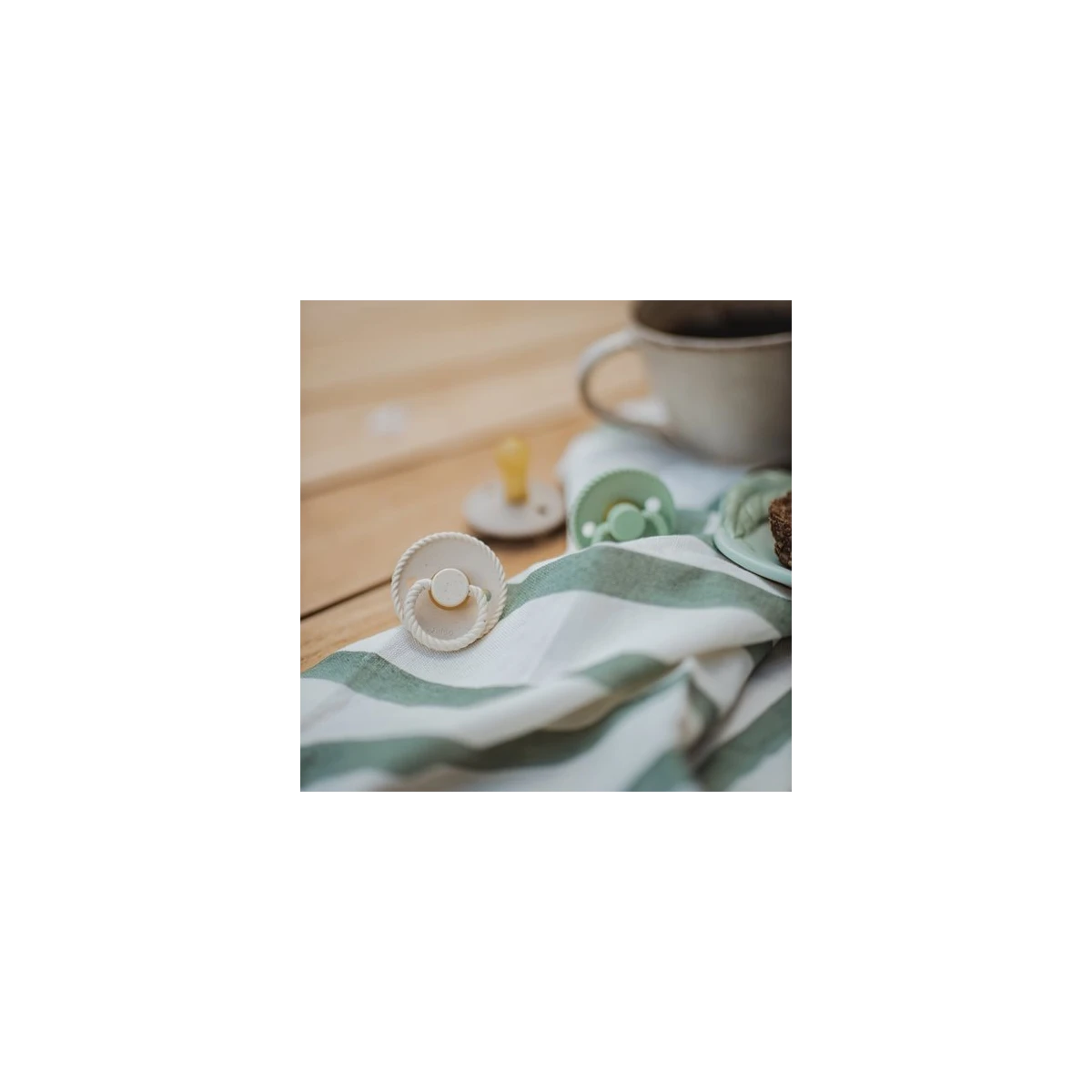 FRIGG Mini Mocha Smoczek uspokajający 2-pak silikon 6-18m