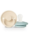 FRIGG Mini Mocha Smoczek uspokajający 2-pak silikon 6-18m