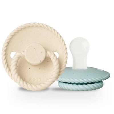 FRIGG Mini Mocha Smoczek uspokajający 2-pak silikon 6-18m