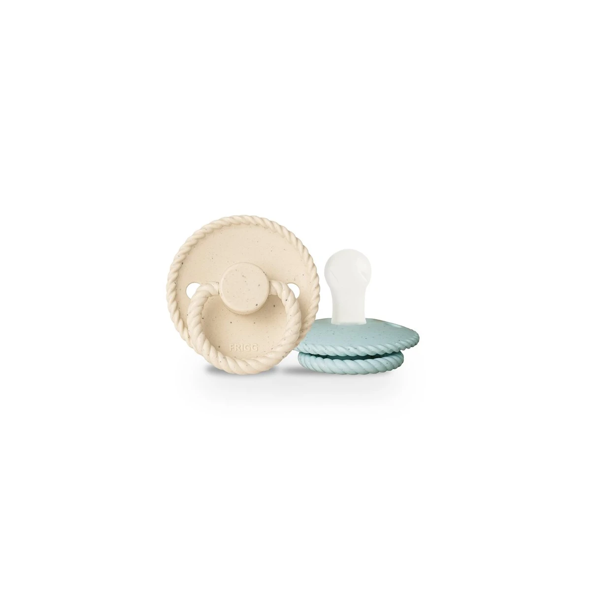 FRIGG Mini Mocha Smoczek uspokajający 2-pak silikon 6-18m
