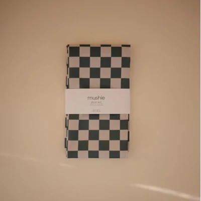 Mushie Mata ochronna pod krzesło Olive Check