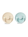 FRIGG Mini Mocha Smoczek uspokajający 2-pak silikon 6-18m