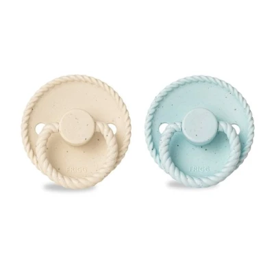 FRIGG Mini Mocha Smoczek uspokajający 2-pak silikon 6-18m