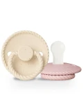 FRIGG Mini Mocha Smoczek uspokajający 2-pak silikon 6-18m