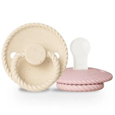 FRIGG Mini Mocha Smoczek uspokajający 2-pak silikon 6-18m