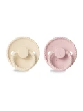 FRIGG Mini Mocha Smoczek uspokajający 2-pak silikon 6-18m