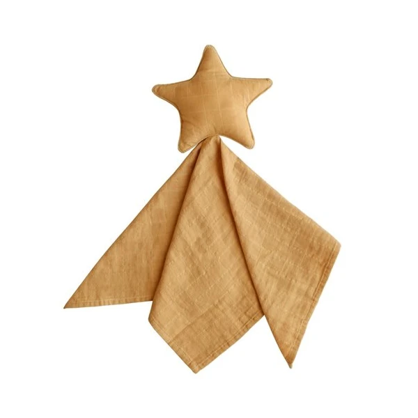 Mushie Kocyk przytulanka Lovey Star Fall Yellow