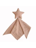 Mushie Kocyk przytulanka Lovey Star Natural