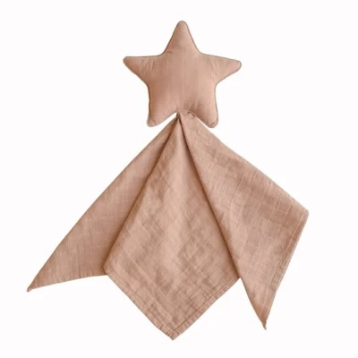 Mushie Kocyk przytulanka Lovey Star Natural