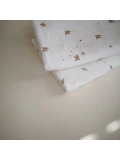 Mushie Otulacz z bawełny organicznej 120x120cm Sparrow