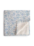 Mushie Otulacz z bawełny organicznej 120x120cm Blue Flowers