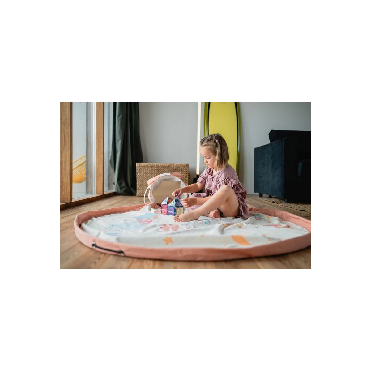 Play&Go SOO Kosz na Zabawki i Mata do Zabawy 2w1 Fairyworld