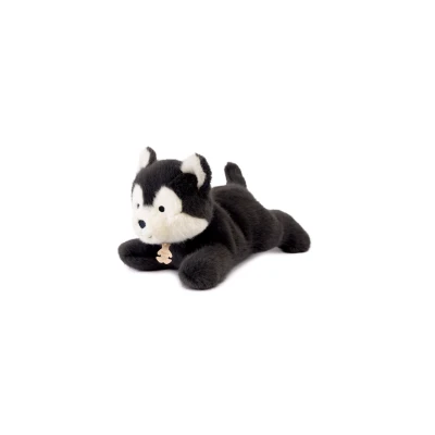 DOUDOU ET COMPAGNIE DOUDOU obciążeniowy pluszowy wilk Les P'tits Relax Histoire d'Ours 22 cm szary