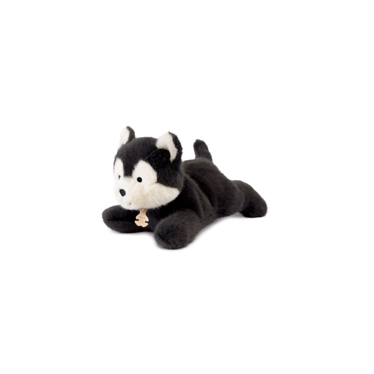 DOUDOU ET COMPAGNIE DOUDOU obciążeniowy pluszowy wilk Les P'tits Relax Histoire d'Ours 22 cm szary