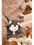 DOUDOU ET COMPAGNIE DOUDOU obciążeniowy pluszowy wilk Les P'tits Relax Histoire d'Ours 22 cm szary