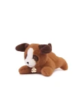 DOUDOU ET COMPAGNIE DOUDOU obciążeniowy pluszowy pies Les P'tits Relax Histoire d'Ours 22 cm brązowy