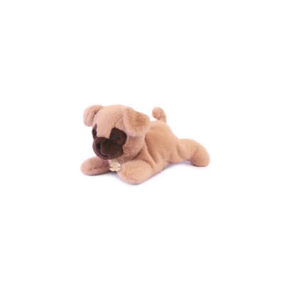 DOUDOU ET COMPAGNIE DOUDOU obciążeniowy pluszowy pies mops Les P'tits Relax Histoire d'Ours 22 cm biały