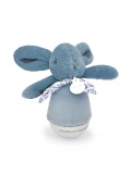 DOUDOU ET COMPAGNIE DOUDOU lampka nocna muzyczna Lapin Doudou Culbuto  16 cm niebieska