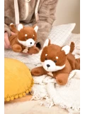 DOUDOU ET COMPAGNIE DOUDOU obciążeniowy pluszowy lis Les P'tits Relax Histoire d'Ours 30 cm rudy