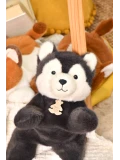 DOUDOU ET COMPAGNIE DOUDOU obciążeniowy pluszowy wilk Les P'tits Relax Histoire d'Ours 30 cm szary