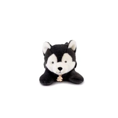DOUDOU ET COMPAGNIE DOUDOU obciążeniowy pluszowy wilk Les P'tits Relax Histoire d'Ours 30 cm szary