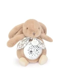DOUDOU ET COMPAGNIE DOUDOU lampka projektor muzyczny króliczek Lapin Doudou Projection  19 cm beżowy piaskowy