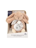 DOUDOU ET COMPAGNIE DOUDOU lampka projektor muzyczny króliczek Lapin Doudou Projection  19 cm beżowy piaskowy