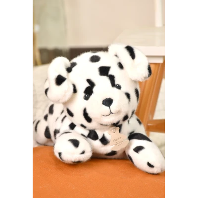 DOUDOU ET COMPAGNIE DOUDOU obciążeniowy pluszowy pies dalmatyńczyk Les P'tits Relax Histoire d'Ours 30 cm biały