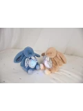 DOUDOU ET COMPAGNIE DOUDOU lampka projektor muzyczny króliczek Lapin Doudou Projection  19 cm beżowy piaskowy