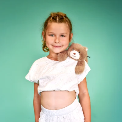DOUDOU ET COMPAGNIE DOUDOU przytulanka magnetyczna Podcoll Miś Histoire d'Ours 30 cm brązowy