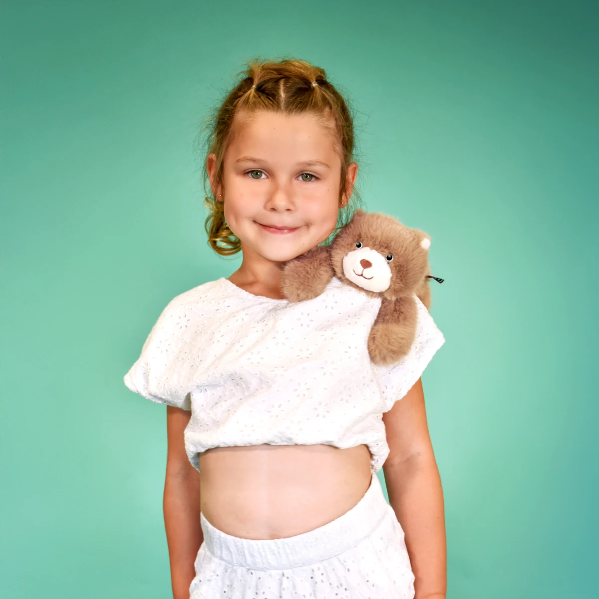 DOUDOU ET COMPAGNIE DOUDOU przytulanka magnetyczna Podcoll Miś Histoire d'Ours 30 cm brązowy