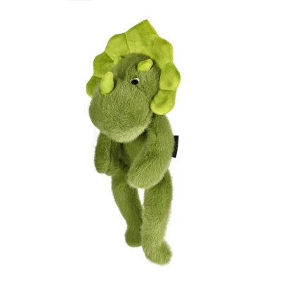 DOUDOU ET COMPAGNIE DOUDOU przytulanka magnetyczna Podcoll Dinozaur Histoire d'Ours 30 cm zielony