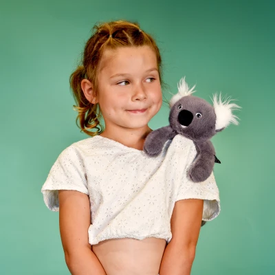 DOUDOU ET COMPAGNIE DOUDOU przytulanka magnetyczna Podcoll Koala Histoire d'Ours 30 cm szary