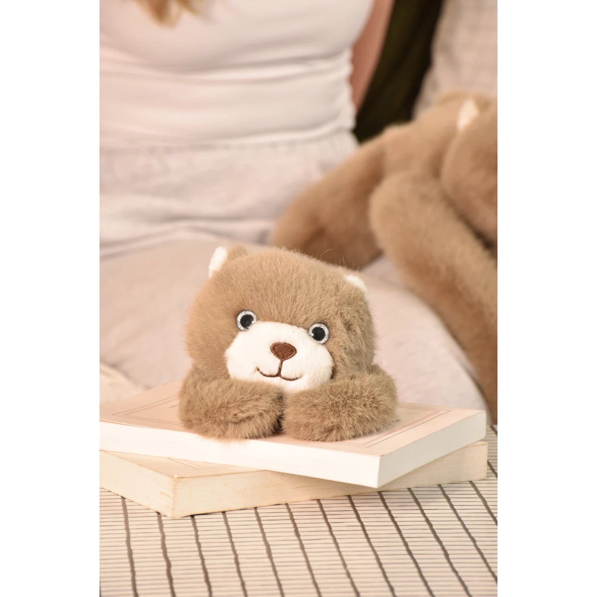 DOUDOU ET COMPAGNIE DOUDOU przytulanka magnetyczna Podcoll Miś Histoire d'Ours 30 cm brązowy