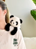 DOUDOU ET COMPAGNIE DOUDOU przytulanka magnetyczna Podcoll Panda Histoire d'Ours 30 cm czarno-biały