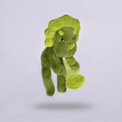 DOUDOU ET COMPAGNIE DOUDOU przytulanka magnetyczna Podcoll Dinozaur Histoire d'Ours 30 cm zielony