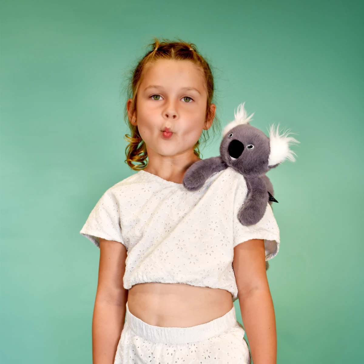 DOUDOU ET COMPAGNIE DOUDOU przytulanka magnetyczna Podcoll Koala Histoire d'Ours 30 cm szary