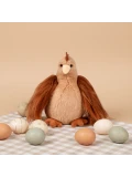 DOUDOU ET COMPAGNIE DOUDOU przytulanka kurka Poulette Histoire d'Ours 20 cm rudowłosa
