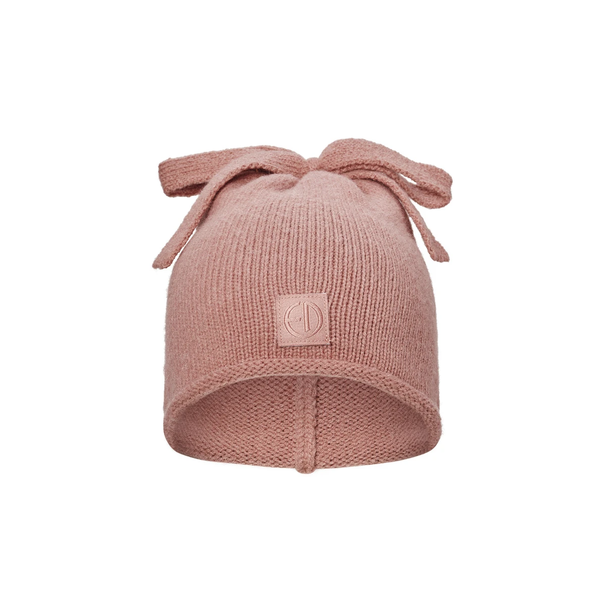 ELODIE DETAILS czapka zimowa Furry Knit Beanie Rosy Bow 0-6 m-cy