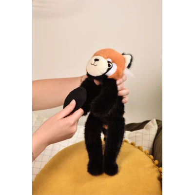 DOUDOU ET COMPAGNIE DOUDOU przytulanka magnetyczna Podcoll Panda ruda Histoire d'Ours 30 cm rudy