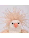 DOUDOU ET COMPAGNIE DOUDOU przytulanka kurka Poulette Frisottis Histoire d'Ours 20 cm kręcone piórka
