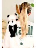 DOUDOU ET COMPAGNIE DOUDOU przytulanka magnetyczna Podcoll Panda Histoire d'Ours 30 cm czarno-biały