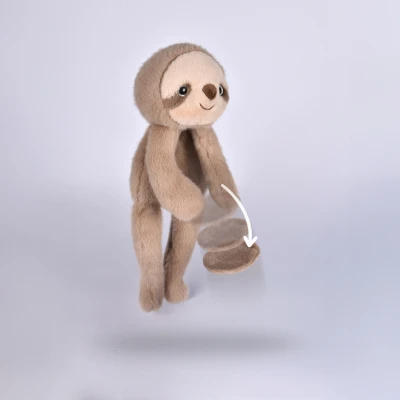 DOUDOU ET COMPAGNIE DOUDOU przytulanka magnetyczna Podcoll Leniwiec Histoire d'Ours 30 cm beżowy