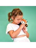 DOUDOU ET COMPAGNIE DOUDOU przytulanka magnetyczna Podcoll Panda ruda Histoire d'Ours 30 cm rudy
