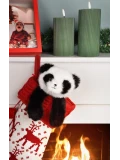 DOUDOU ET COMPAGNIE DOUDOU przytulanka magnetyczna Podcoll Panda Histoire d'Ours 30 cm czarno-biały