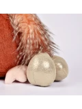 DOUDOU ET COMPAGNIE DOUDOU przytulanka kurka Poulette ze złotymi jajkami Histoire d'Ours 28 cm